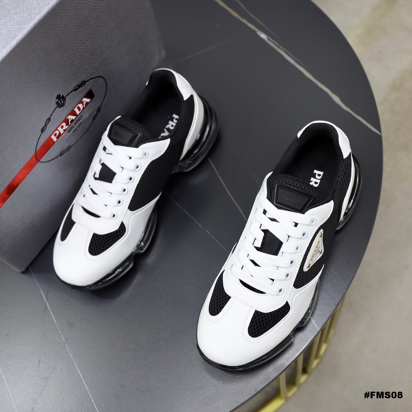 FMS08 | PRADA  Men's Shoes (P350)